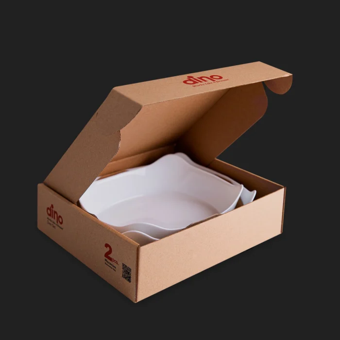 سرویس ۲ پارچه اپال کاسه آون مربع