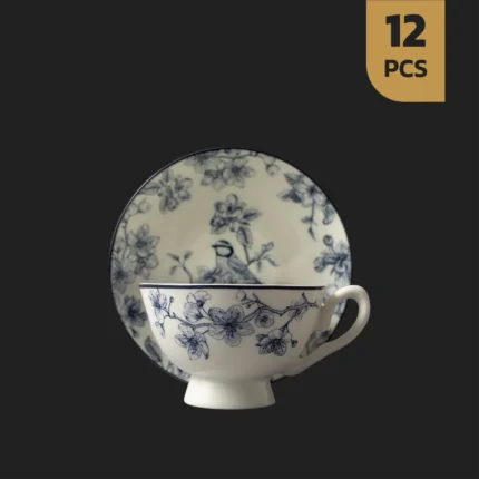 سرویس ۱۲ پارچه قهوه‌ خوری بن‌چاینا دینووا ساینا طرح D-4009