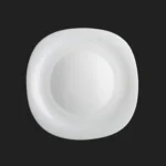 سرویس ۲۹ پارچه اپال چهارگوش کلاسیک سفید خط طلا - تصویر 3