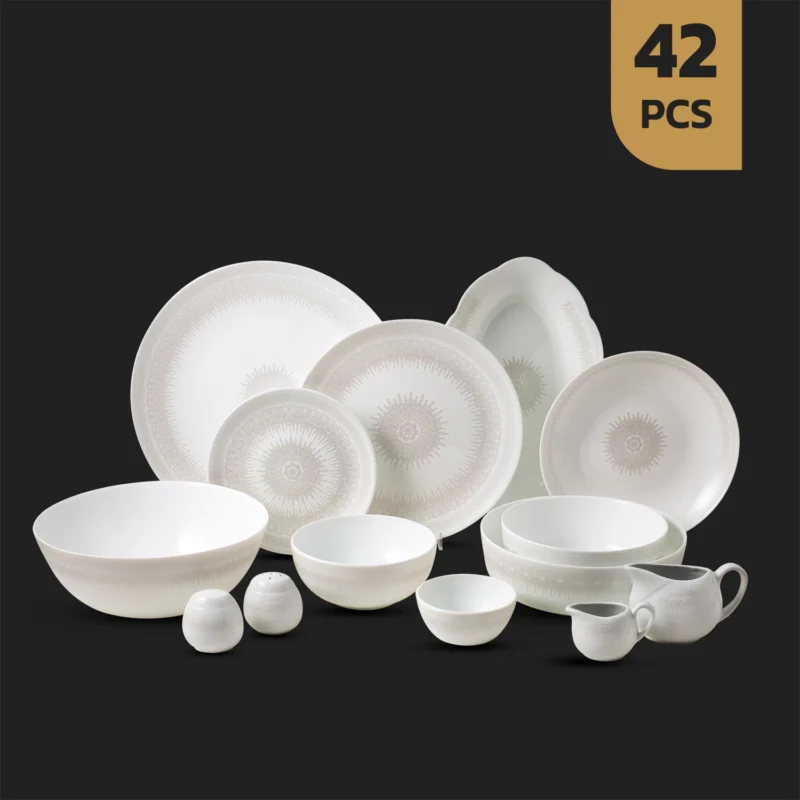 سرویس 42 پارچه اپال گرد کلاسیک ریجیناورژن1 چینی مقصود