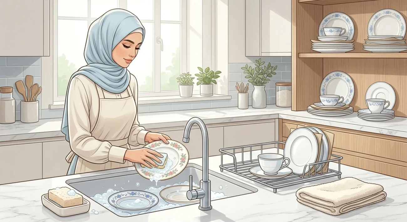 راهنمای شستشو و نگهداری ظروف چینی؛ افزایش عمر سرویس جهیزیه