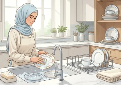 راهنمای شستشو و نگهداری ظروف چینی؛ افزایش عمر سرویس جهیزیه
