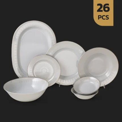 سرویس 26 پارچه چینی مقصود طرح ماشگانا